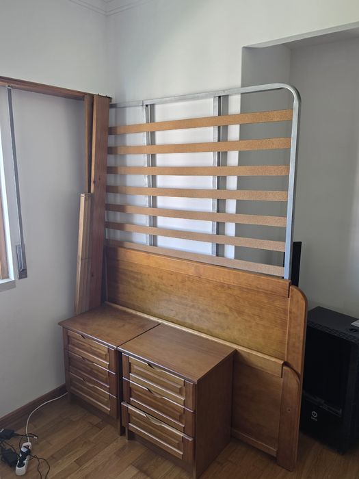 Mobília quarto pinho mel