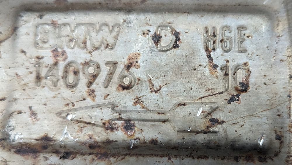 BMW N47 - downpipe / FAP DPF original desmiolado