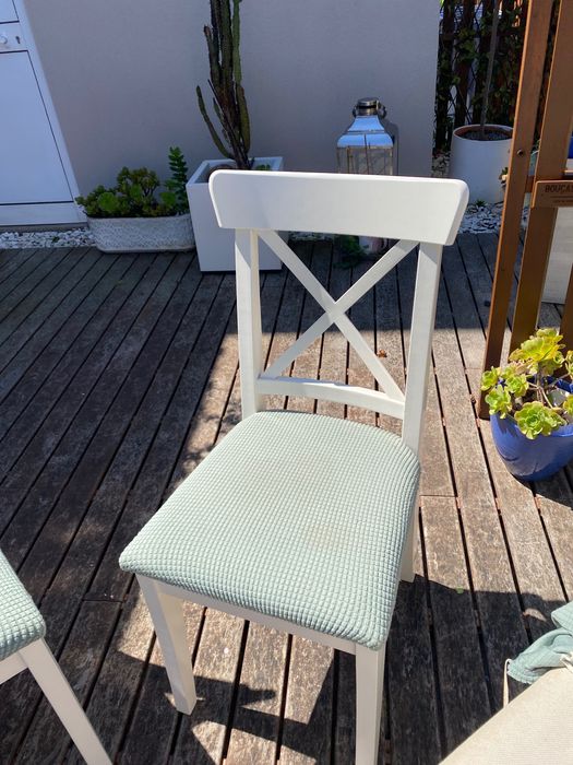 4 Cadeiras Ikea com forro