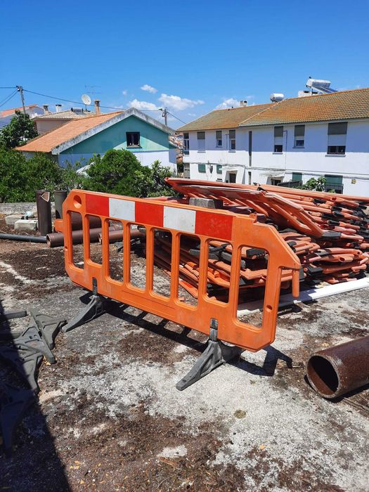 Baias de sinalização de obra
