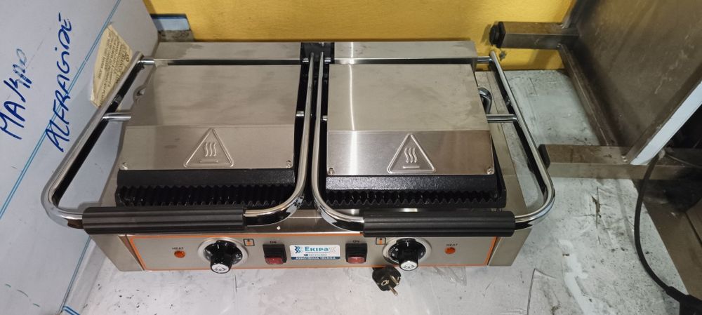 Grelhador de prensa duplo NOVO