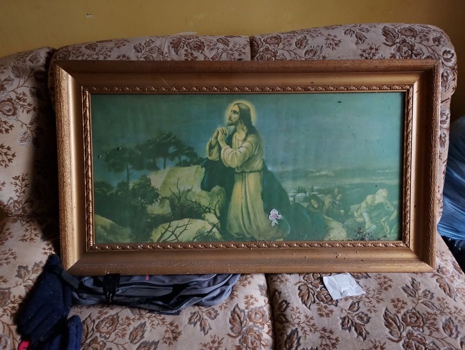 Obraz z Jezusem stary