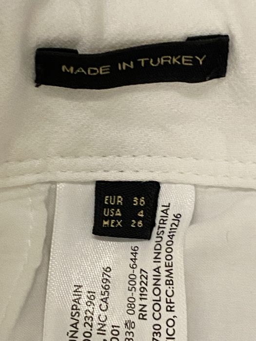 Білі брюки Massimo Dutti