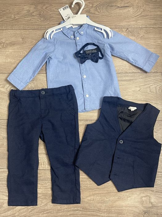 Костюм новий! желетка штани рубашка 12- 18 міс