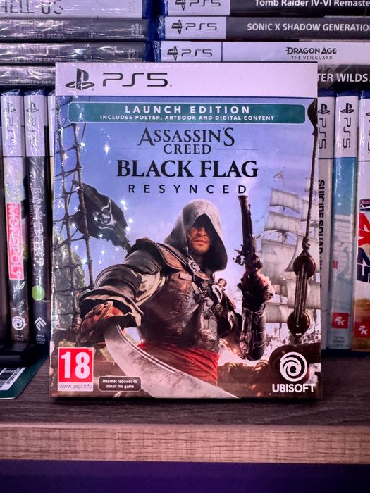 Диски з грою Assassin's Creed Black Flag Resynced Launch edition (PS5)