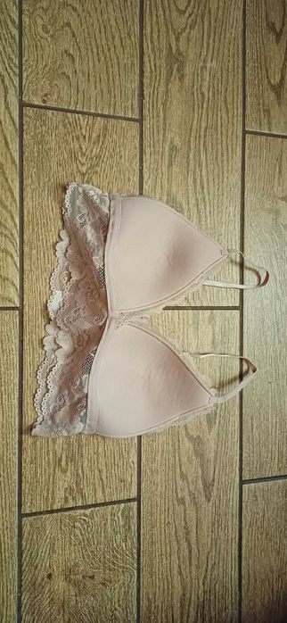 Koronkowy biustonosz H&M r. 40# 75 C