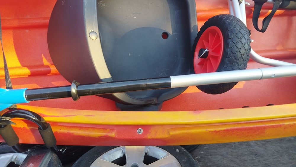 Wiosło składane aluminiowe.