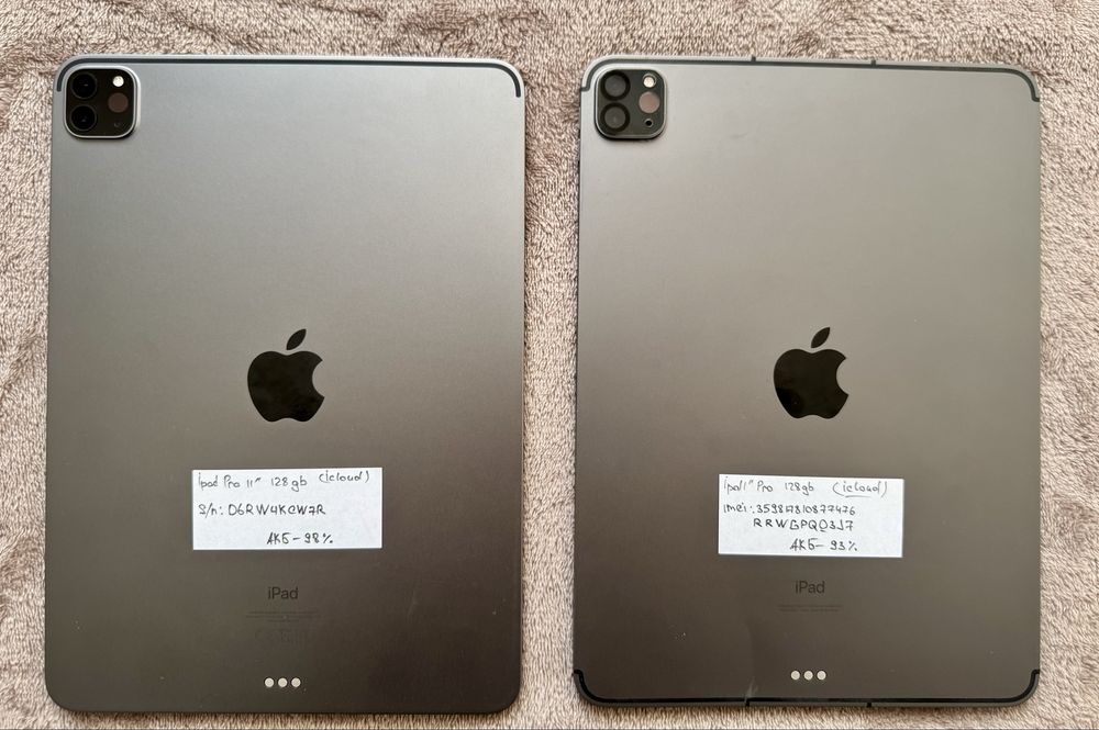 Лот ipad pro 11” 3 gen на m1, air 5th на m1