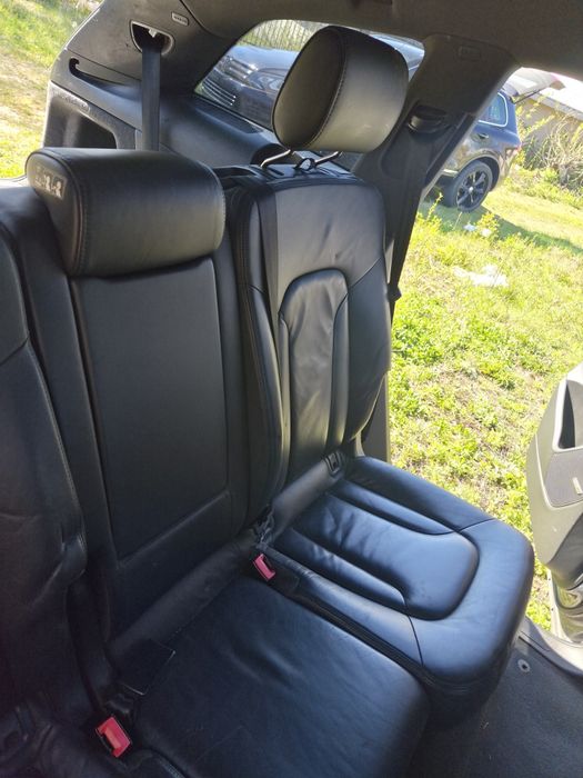 Салон SLINE сідушки сидушки  шкіра шкира ауди ауді кю7 audi Q7 4L