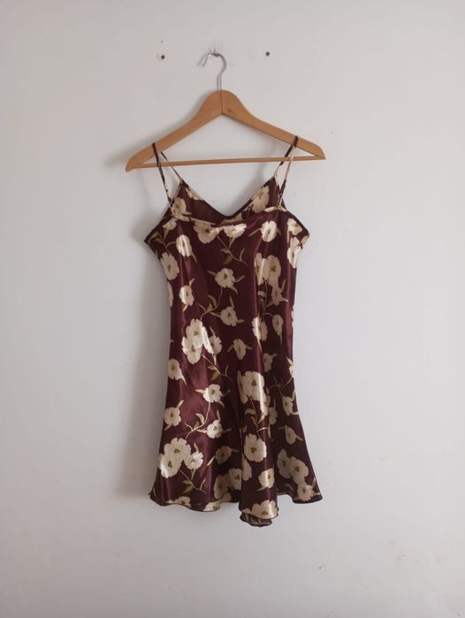 Vestido/Camisa de dormir 100% Seda