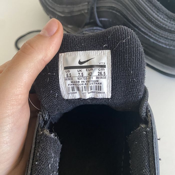 Nike air max 97 czarne
