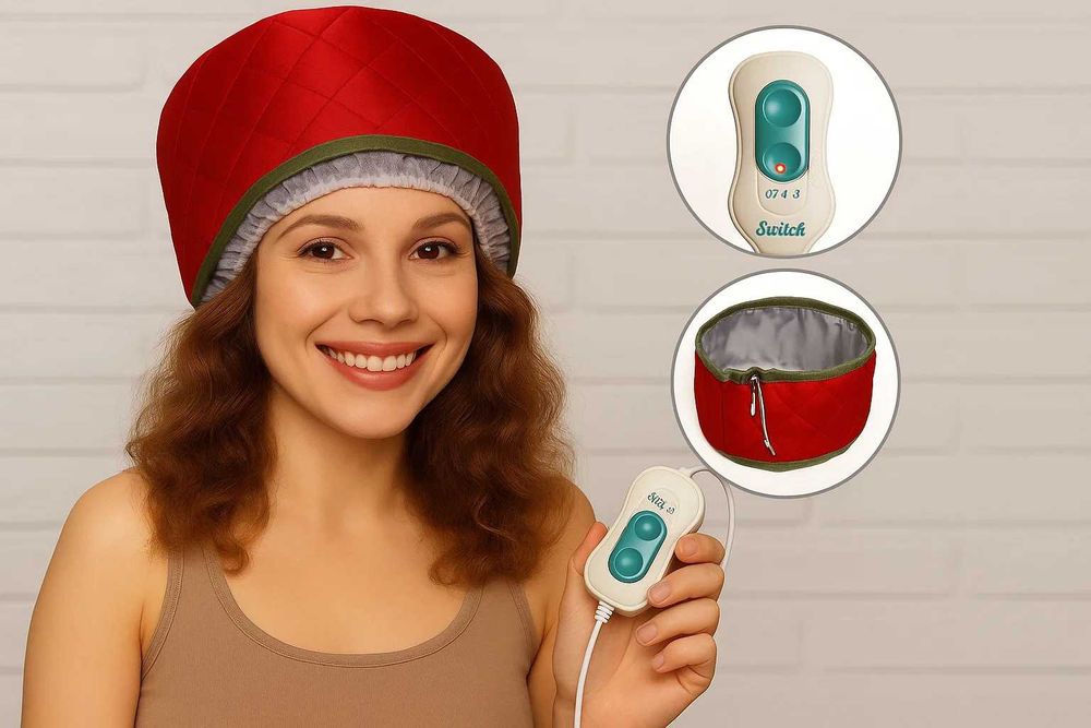 Термошапка электрическая для волос DRM-01 Ø 23 × 17 см 47w