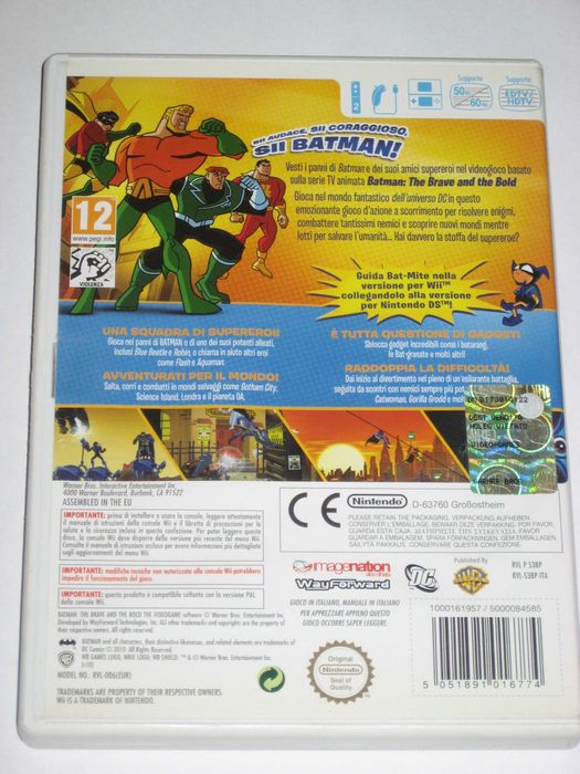 Batman The Brave and The Bold The Videogame Nintendo Wii BDB!