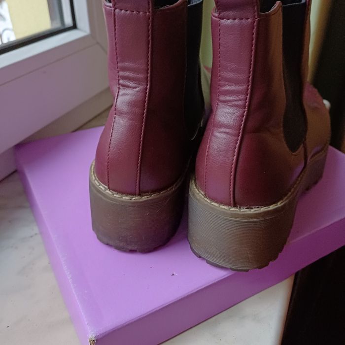 Botki ze skóry 39 , h&m