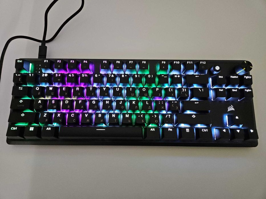 Клавіатура механічна Corsair K70 CORE TKL RGB | MLX Red (Linear)