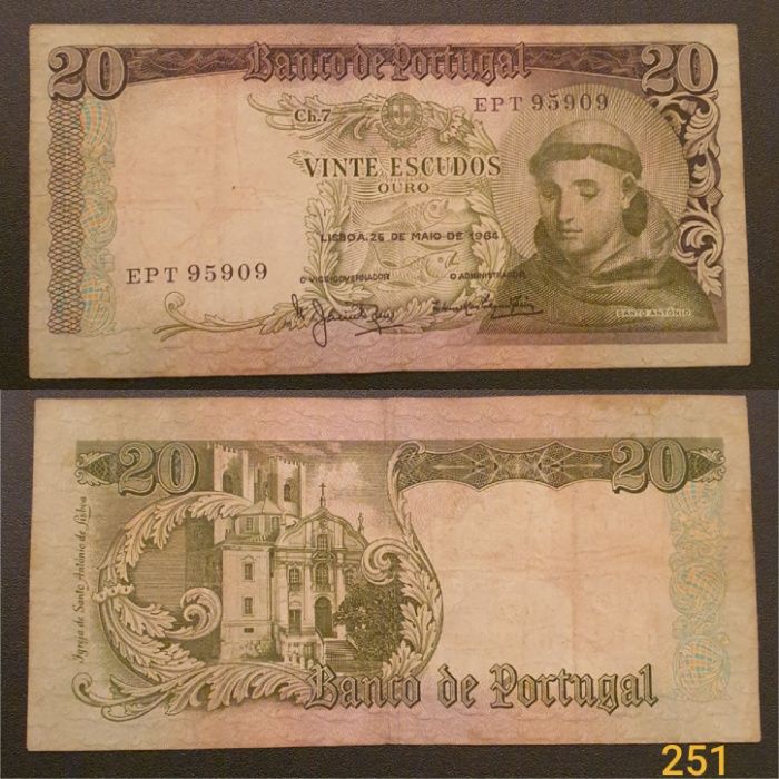 Moedas e notas Coleção