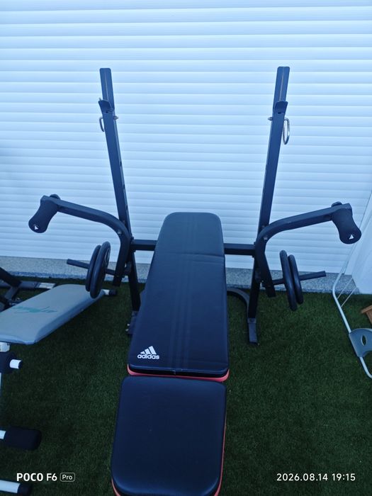 Banco musculação robusto  ADIDAS - como novo