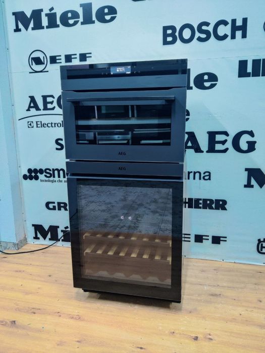 Шикарний комплект AEG™.Винний холодильник та духовка з мікрохвильовкою