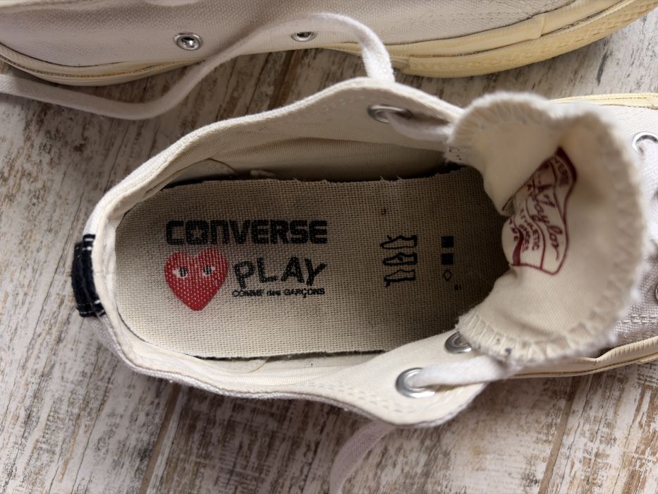 Оригінальні кеди Converse x Comme des Garçons PLAY Chuck 70 Low розмір 39