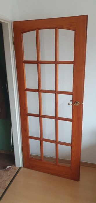 Dwie pary dzwi - lite drewno