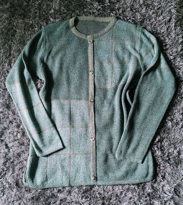 Bluzka sweterek szałwia rozmiar 46/48 stan idealny