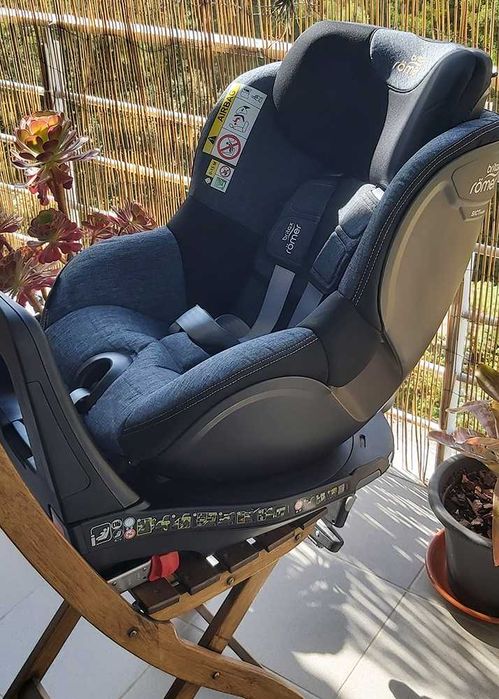 Cadeira Auto Britax Romer Dualfix M I-Size Blue Marble como nova