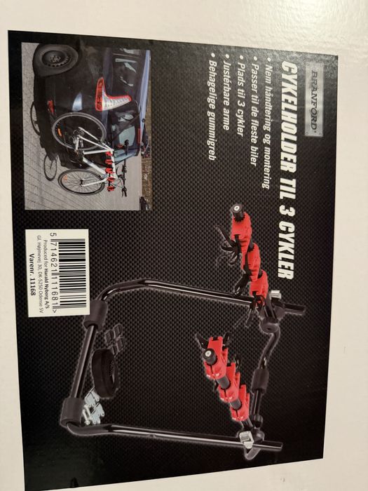 Uchwyt rowerowy na 3 rowery bez haku