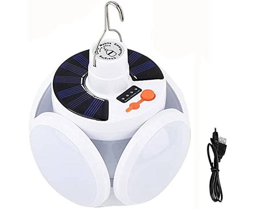 Лампа фонарь раскладная кемпинговая солнечная панель аккумулятор 2029