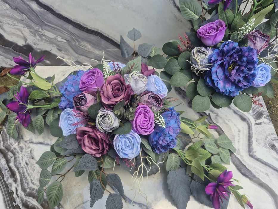 Komplet wiązanek nagrobnych