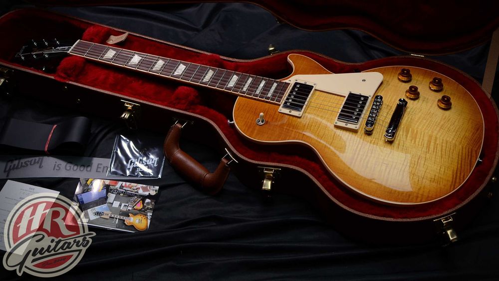 GIBSON LES PAUL Standard Honey Burst Flame, 2017 rok, USA