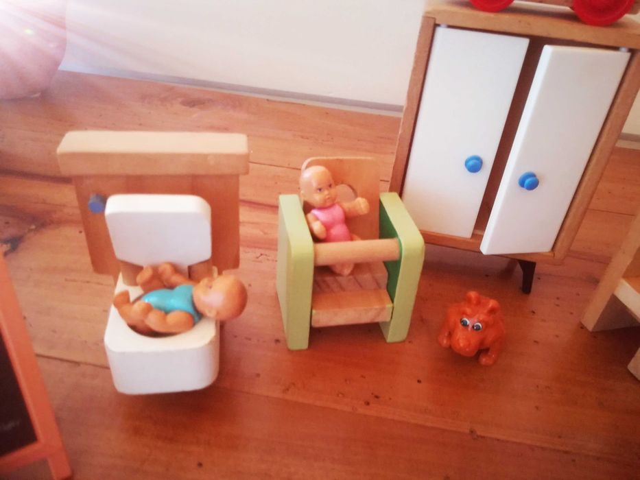 Mebelki drewniane meble do domek dla lalek