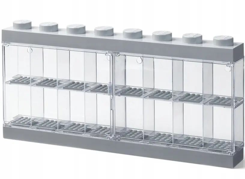 Lego Display Szary 4066 Gablotka Na 16 Minifigurek. Nhg