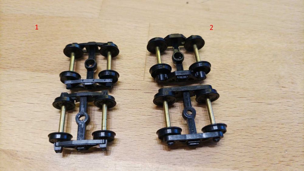 Візок вантажного вагона, масштабу 1:87, H0 (тележка ) Комплект 4шт