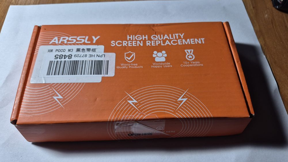 Wyświetlacz do Xiaomi Poco M3 + szybka ochronna + narzędzia