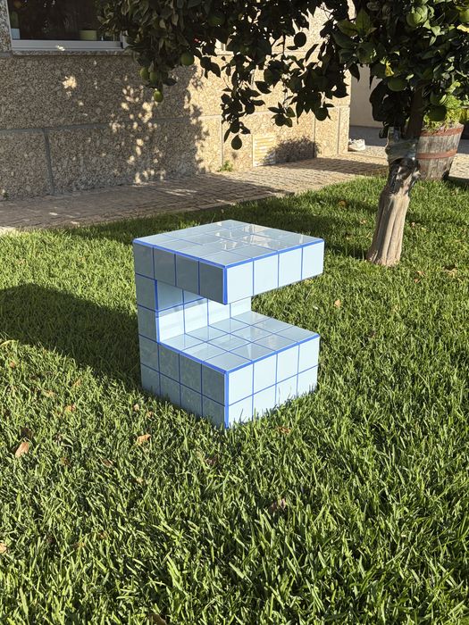 Mesa de centro em azulejo - fazemos personalizada