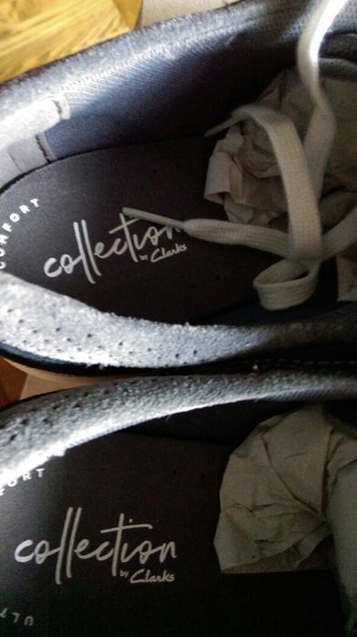 Clarks р.45-46 из замши кеды мужские