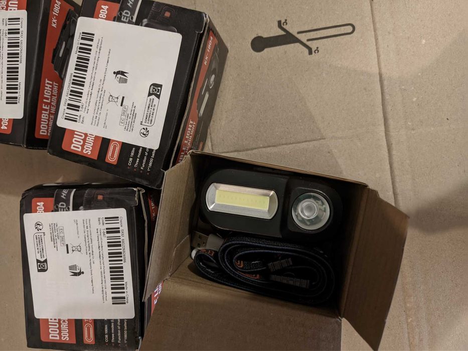 Фонарик налобный 18650 акумулятор сменный