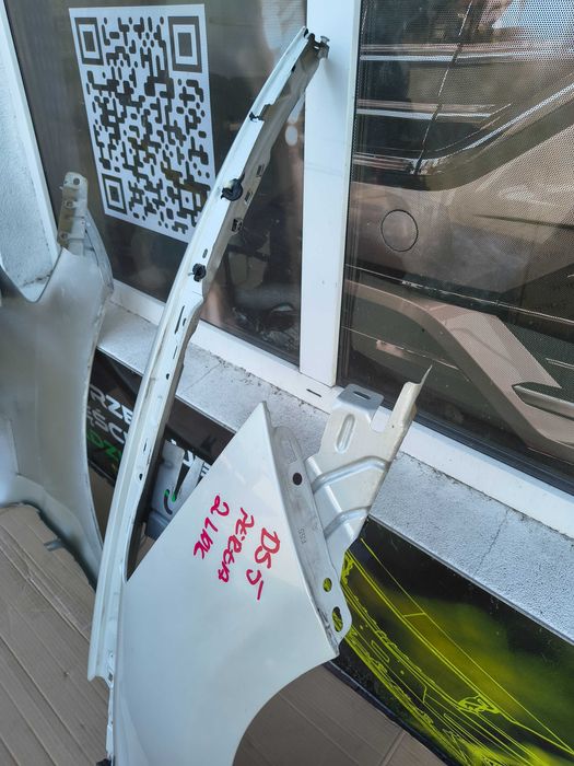 Błotnik Przedni Prawy Citroen DS5 Biała Perła KWE Oryginał Przód