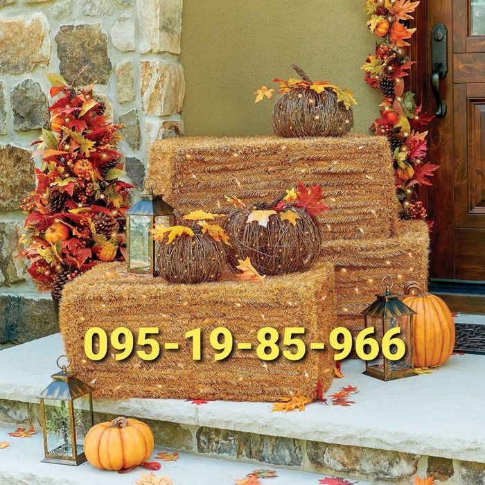 СОЛОМА  С ДОСТАВКОЙ ОТ 1 ШТ в тюках мешках. Декор, подстилка, корм.