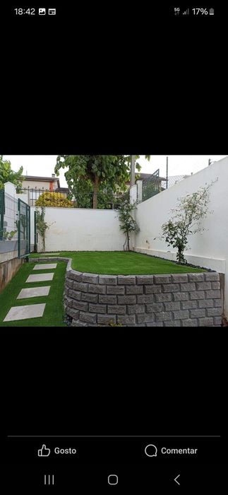 Fazemos todos tipos de jardim,pergolas espaço lazer