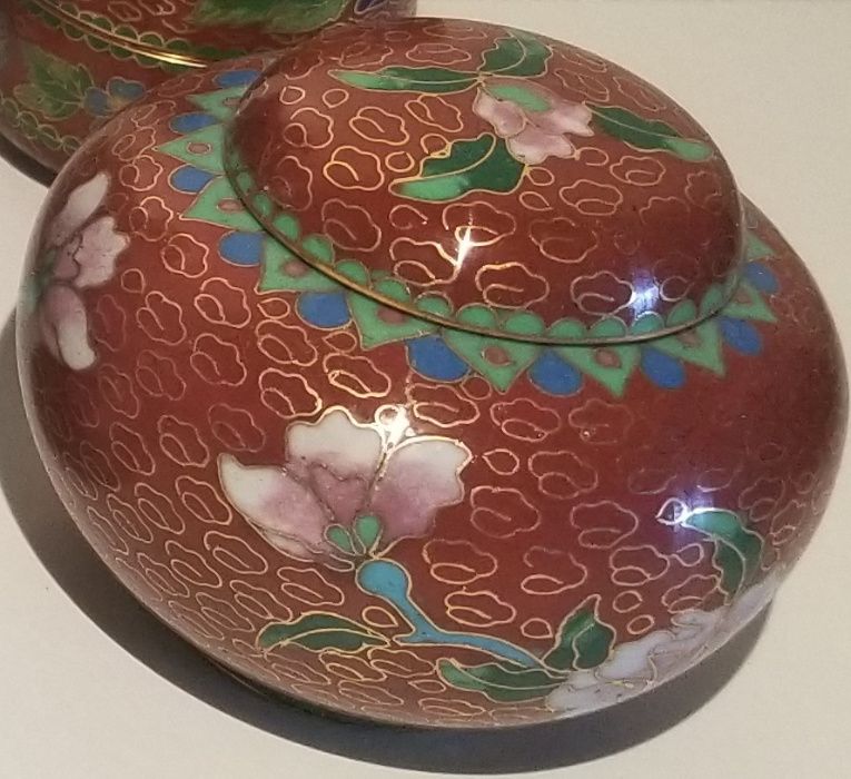 Cloisonné original - colecção 9 peças
