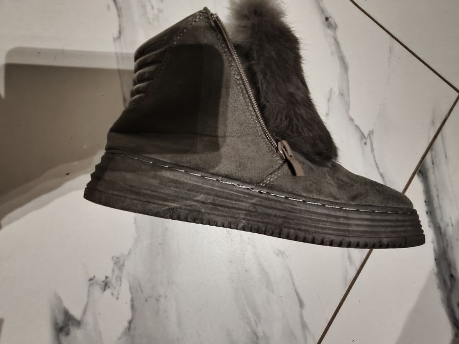 Buty jesienne z kożuszkiem