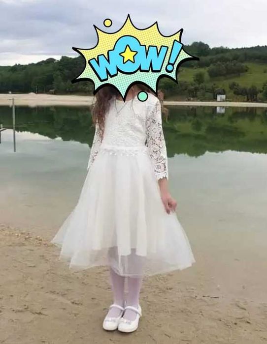 Біле плаття для дівчинки, може бути на Причастя