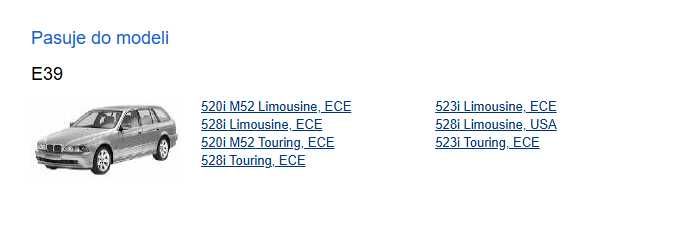 Misa miska olejowa M52 1x Vanos BMW E39 520i 523i 528i