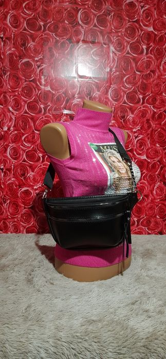 Бананка ,  крос-боді , жіноча сумка через плече на 2 відділення (екок