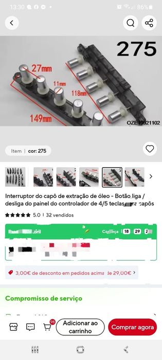 interruptor para exaustor