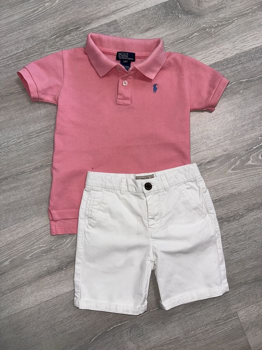Шорты Zara и футболка Polo Ralph Lauren на мальчика 5лет