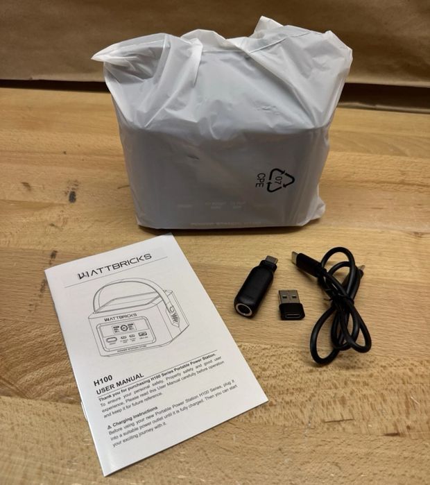 Wattbricks 100W зарядная станция+ 30W солнечная панель