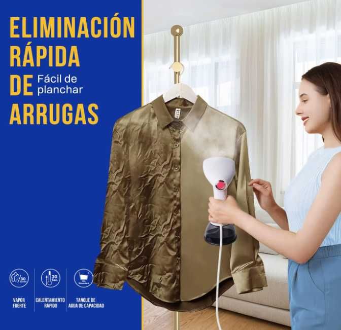 Ferro vapor vertical a vapor, 400 ml de vapor removedor de rugas