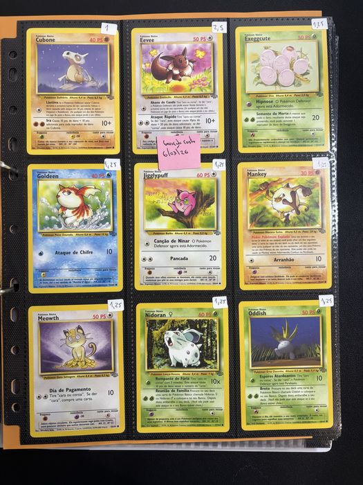 Cartas Pokemon Jungle Pt e Ingles
